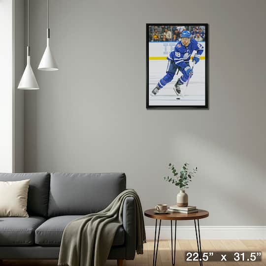 William Nylander Framed 20" x 29" Canvas Maple Leafs Action-V 22.5" x 31.5"